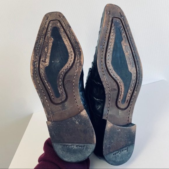 Franco Cuadra Genuine Hornback Crocodile Shoes - Picture 7 of 15